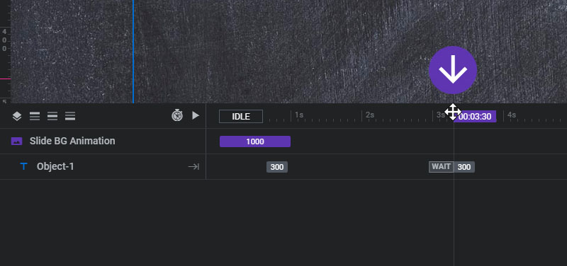 slider revolution drag-timline